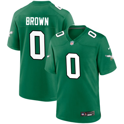 Marquise Brown Philadelphia Eagles 2026 Alternate Game Jersey - Kelly Green