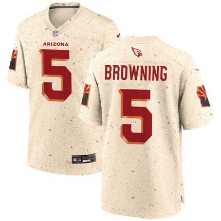 Baron Browning Arizona Cardinals 2026 Rivalries Collection Game Jersey - Natural