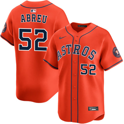 Bryan Abreu Houston Astros 2026 Alternate Limited Jersey - Orange