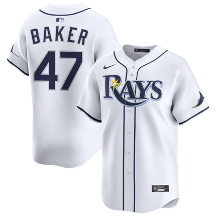 Bryan Baker Tampa Bay Rays 2026 Home Limited Jersey - White