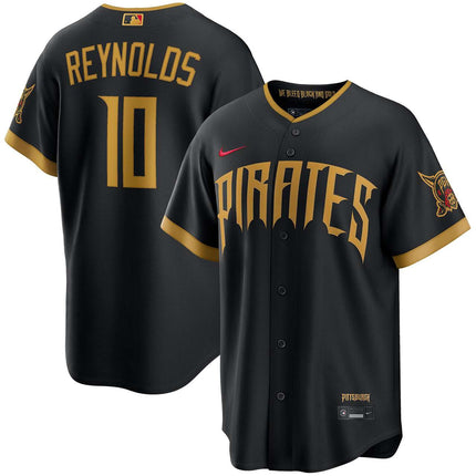 Bryan Reynolds Pittsburgh Pirates 2026 City Connect Stadium Jersey - Black