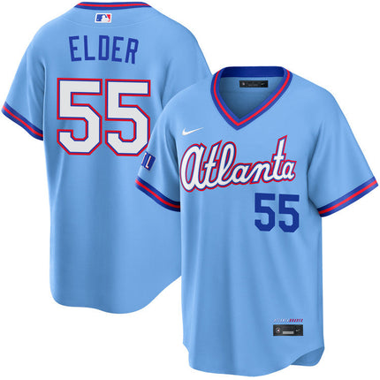 Bryce Elder Atlanta Braves 2026 City Connect Stadium Jersey - Powder Blue