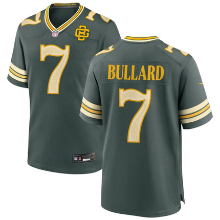 Javon Bullard Green Bay Packers 2026 Rivalries Collection Game Jersey - Green