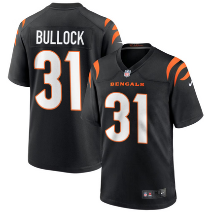 Kentrel Bullock Cincinnati Bengals 2026 Game Jersey - Black
