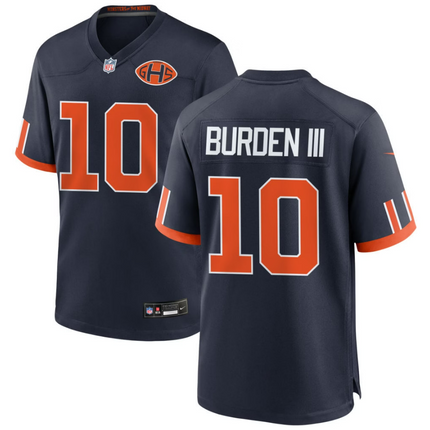 Luther Burden Chicago Bears 2026 Rivalries Collection Game Jersey - Navy