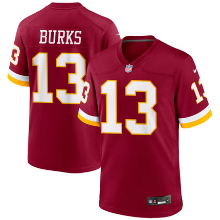 Treylon Burks Washington Commanders 2026 Game Jersey - Burgundy
