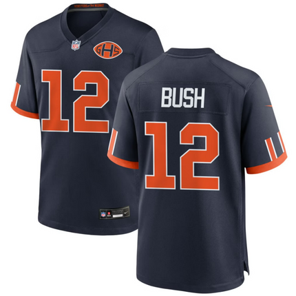 Devin Bush Chicago Bears 2026 Rivalries Collection Game Jersey - Navy