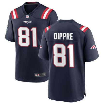 CJ Dippre New England Patriots 2026 Game Jersey - Navy