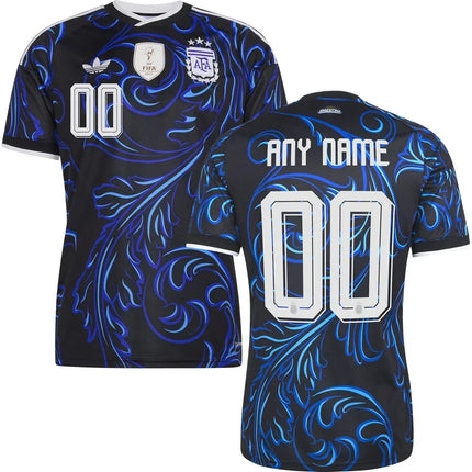 Custom Name Argentina National Team 2026 World Cup Away Jersey - Blue