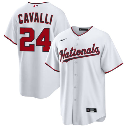 Cade Cavalli Washington Nationals 2026 Home Jersey - White