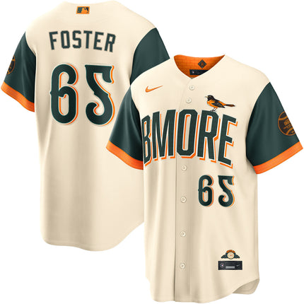 Cameron Foster Baltimore Orioles 2026 City Connect Jersey - Cream