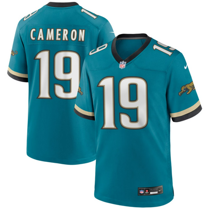 Josh Cameron Jacksonville Jaguars 2026 Throwback Game Jersey - Teal Prowler