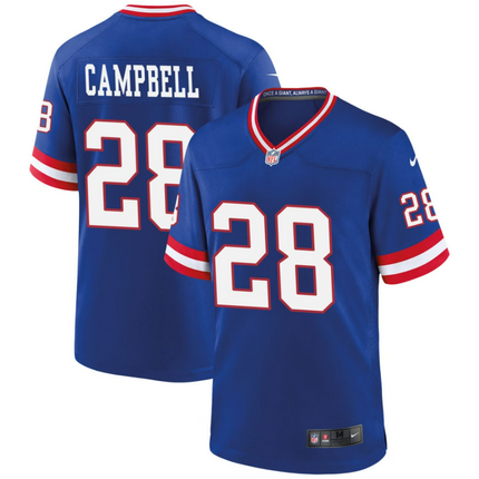 Elijah Campbell New York Giants 2026 Classic Game Jersey - Royal