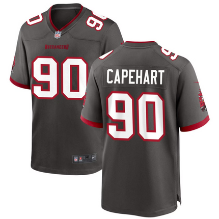 DeMonte Capehart Tampa Bay Buccaneers 2026 Alternate Game Jersey - Pewter