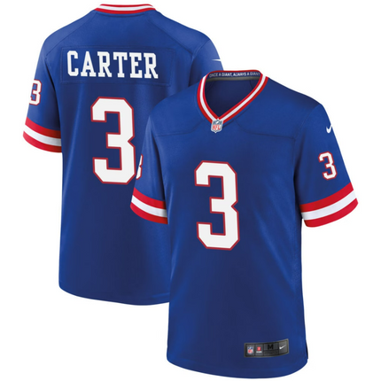 Abdul Carter New York Giants 2026 Classic Game Jersey - Royal