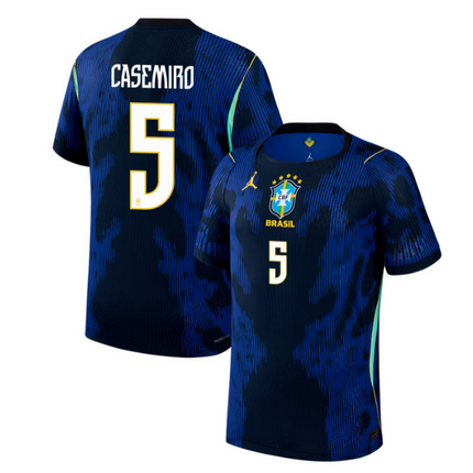 Casemiro Brazil National Team 2026 World Cup Away Jersey - Blue