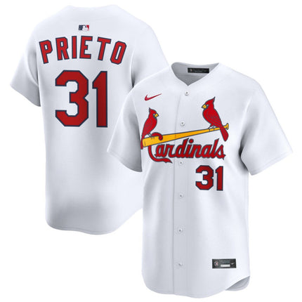 Cesar Prieto St. Louis Cardinals 2026 Home Limited Jersey - White
