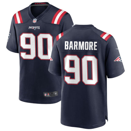 Christian Barmore New England Patriots 2026 Game Jersey - Navy