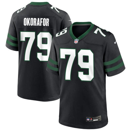 Chukwuma Okorafor New York Jets 2026 Legacy Alternate Game Jersey - Black