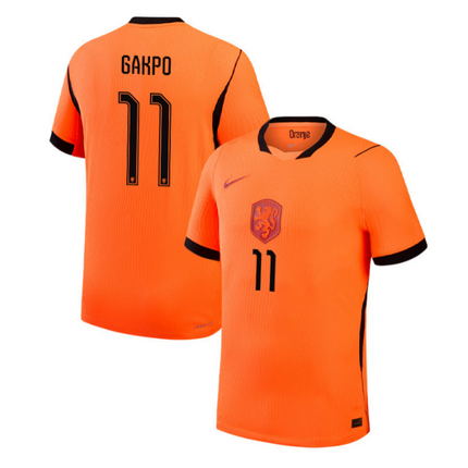Cody Gakpo Netherlands National Team 2026 World Cup Home Stadium Jersey - Orange