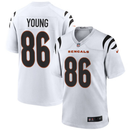 Colbie Young Cincinnati Bengals 2026 Game Jersey - White