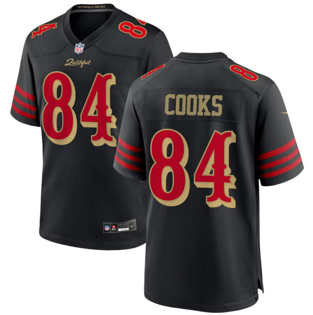 Brandin Cooks San Francisco 49ers 2026 Rivalries Collection Game Jersey - Black