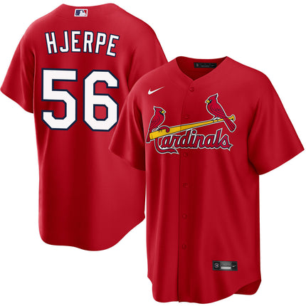 Cooper Hjerpe St. Louis Cardinals 2026 Alternate Jersey - Red