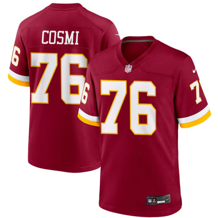Samuel Cosmi Washington Commanders 2026 Game Jersey - Burgundy