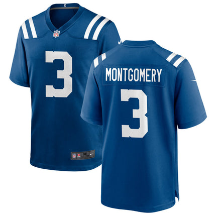 D.J Montgomery Indianapolis Colts 2026 Game Jersey - Royal