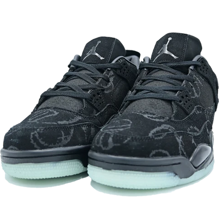 Men's  Nike KAWS x Air Jordan 4 Retro 'Black' Shoes