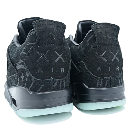 Men's  Nike KAWS x Air Jordan 4 Retro 'Black' Shoes
