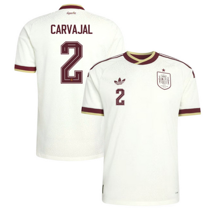 Dani Carvajal Spain National Team 2026 World Cup Away Jersey - White