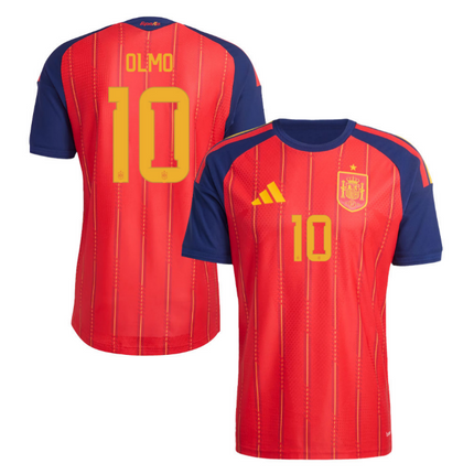 Dani Olmo Spain National Team 2026 World Cup Home Jersey - Red