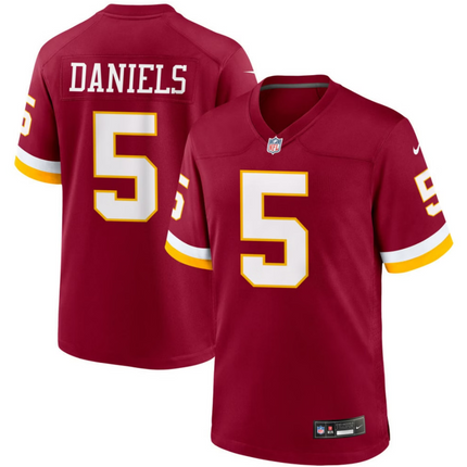 Jayden Daniels Washington Commanders 2026 Game Jersey - Burgundy