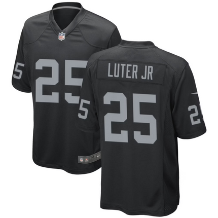Darrell Luter Jr. Las Vegas Raiders 2026 Game Jersey - Black