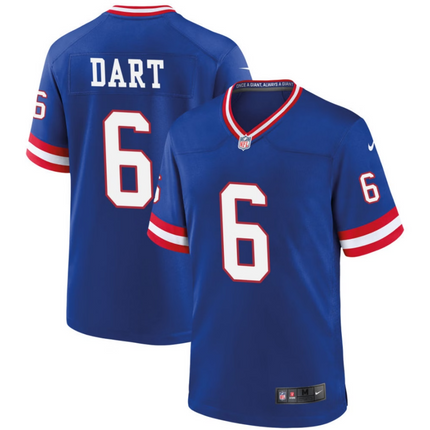 Jaxson Dart New York Giants 2026 Classic Game Jersey - Royal