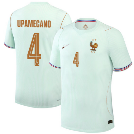 Dayot Upamecano France National Team 2026 World Cup Away Jersey - Green