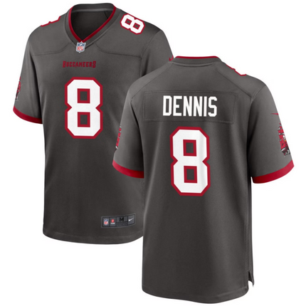 SirVocea Dennis Tampa Bay Buccaneers 2026 Alternate Game Jersey - Pewter