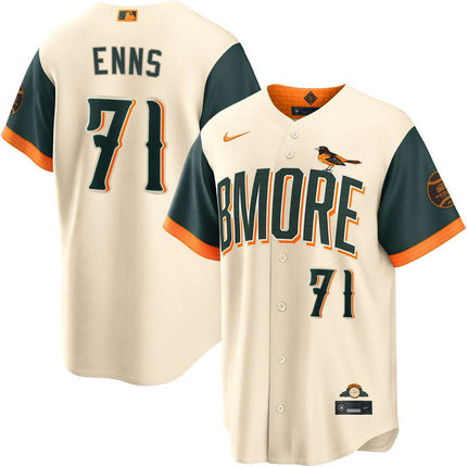 Dietrich Enns Baltimore Orioles 2026 City Connect Jersey - Cream