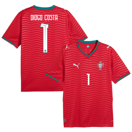 Diogo Costa Portugal National Team 2026 World Cup Home Jersey - Red