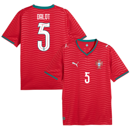 Diogo Dalot Portugal National Team 2026 World Cup Home Jersey - Red