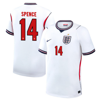 Djed Spence England National Team 2026 World Cup Hone Jersey - White