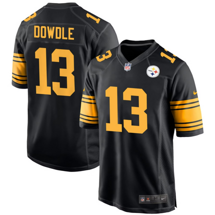 Rico Dowdle Pittsburgh Steelers 2026 Alternate Game Jersey - Black