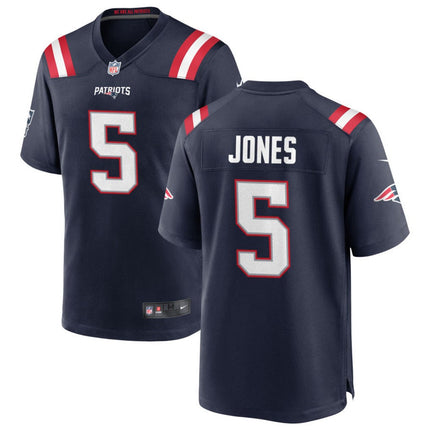 Dre'Mont Jones New England Patriots 2026 Game Jersey - Navy