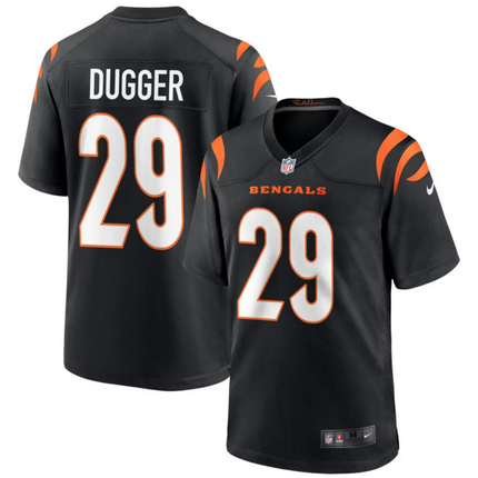 Kyle Dugger Cincinnati Bengals 2026 Game Jersey - Black