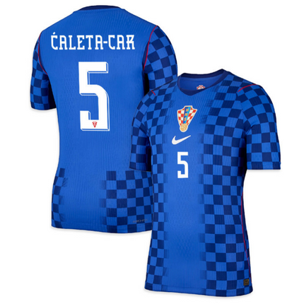 Duje Caleta Croatia National Team 2026 World Cup Away Jersey - Blue