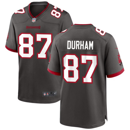 Payne Durham Tampa Bay Buccaneers 2026 Alternate Game Jersey - Pewter