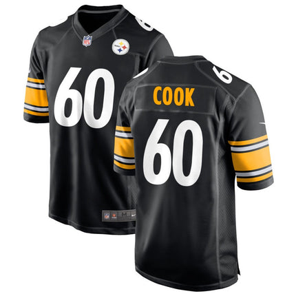 Dylan Cook Pittsburgh Steelers 2026 Game Jersey - Black