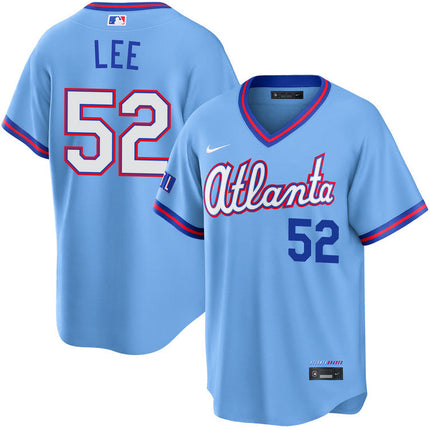 Dylan Lee Atlanta Braves 2026 City Connect Stadium Jersey - Powder Blue