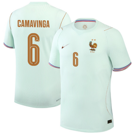 Eduardo Camavinga France National Team 2026 World Cup Away Jersey - Green